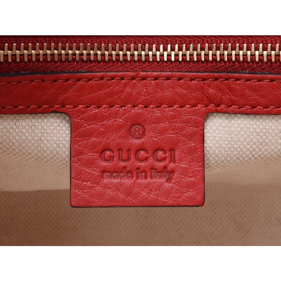 Gucci Web Bag Beige Strap Red - Picture 8 of 12